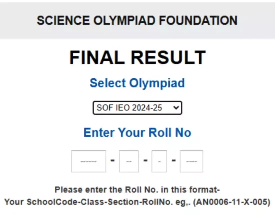 SOF IEO Final Result 2024 Announced